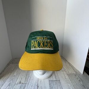 Vintage 90s Annco Green Bay Packers Cap NFL Football Snapback Hat